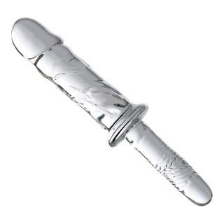 Gode réaliste en verre avec poignée Master Series Brutus