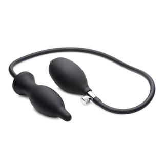 Plug anal gonflable en silicone Master Series Dark Inflator Plug anal gonflable en silicone Master Series Dark Inflator