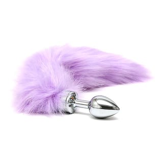 Rimba Analplug mit Schwanz - Violett
