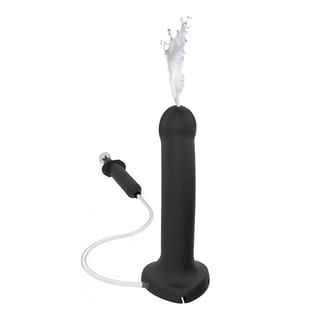 Strap-on-me Abspritz-Dildo - 17 cm - Schwarz Strap-on-me Abspritz-Dildo - 17 cm - Schwarz
