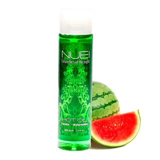 Huile intime stimulante et chauffante NUEI Hot Oil - Pastèque - 100 ml Huile intime stimulante et chauffante NUEI Hot Oil - Pastèque - 100 ml