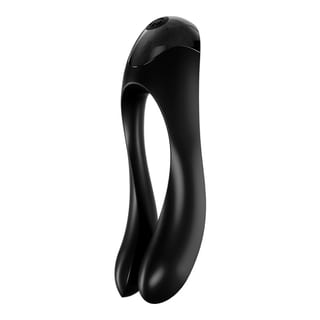Satisfyer Candy Cane multifunktionaler Vibrator - Schwarz Satisfyer Candy Cane multifunktionaler Vibrator - Schwarz