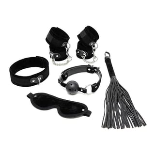 BDSM-Accessoire-Set für Anfänger – Schwarz BDSM-Accessoire-Set für Anfänger – Schwarz