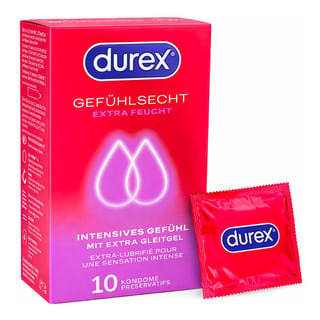 Durex Feeling Extra Feucht (10 Préservatifs) Durex Feeling Extra Feucht (10 Préservatifs)