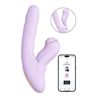 Vibromasseur point G et clitoris chauffant Svakom DuoGlow Vibromasseur point G et clitoris chauffant Svakom DuoGlow