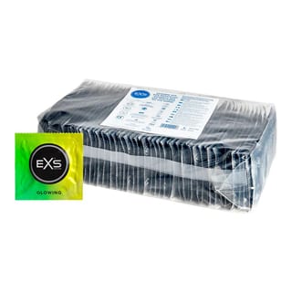 EXS Glowing - Im Dunkeln leuchtende Kondome (100 Kondome)