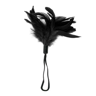 Sportsheets Pleasure Feather Body Tickler - Schwarz Sportsheets Pleasure Feather Body Tickler - Schwarz