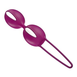 Boules de Geisha Fun Factory SmartBalls Duo - Magenta & blanc