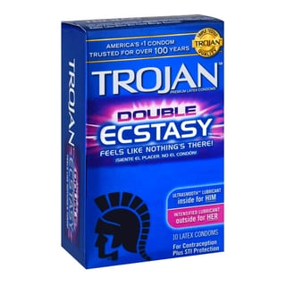 Trojan Double Ecstasy Kondom (10 Kondome) Trojan Double Ecstasy Kondom (10 Kondome)