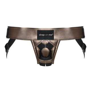 Strap-on-me Curious offenes Harness - Bronze Strap-on-me Curious offenes Harness - Bronze