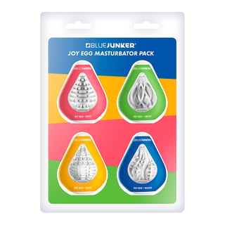 BlueJunker Joy Egg Masturbatoren - (Packung mit 4 Stück) BlueJunker Joy Egg Masturbatoren - (Packung mit 4 Stück)