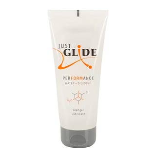 Lubrifiant Just Glide Performance - 200 ml (à base d'eau et de silicone) Lubrifiant Just Glide Performance - 200 ml (à base d'eau et de silicone)