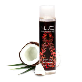 Huile intime stimulante et chauffante NUEI Hot Oil - Noix de coco - 100 ml Huile intime stimulante et chauffante NUEI Hot Oil - Noix de coco - 100 ml