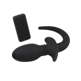 Plug anal vibrant en silicone avec queue Titus Puppy Tail Pro (M) Plug anal vibrant en silicone avec queue Titus Puppy Tail Pro (M)