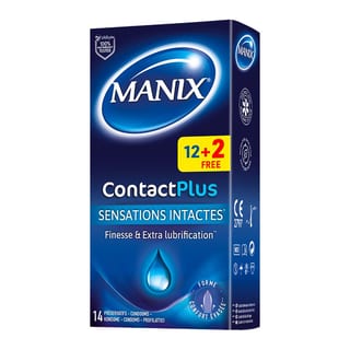 Manix Contact Plus (14 Préservatifs) Manix Contact Plus (14 Préservatifs)