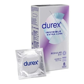 Durex Invisible Extra Lube - Extra gleitfähiges und ultra dünnes Kondom