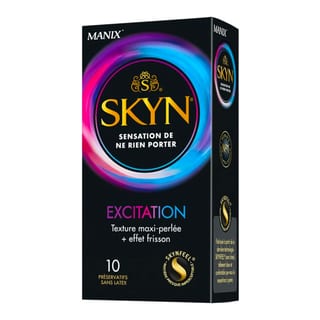 Manix Skyn Excitation - sans latex (10 Préservatifs) Manix Skyn Excitation - sans latex (10 Préservatifs)
