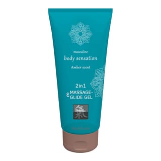 Lubrifiant et gel de massage 2 en 1 Shiatsu Ambre – 200 ml Lubrifiant et gel de massage 2 en 1 Shiatsu Ambre – 200 ml
