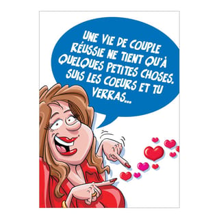 Carte de voeux pour homme - "Beaucoup de sexe"