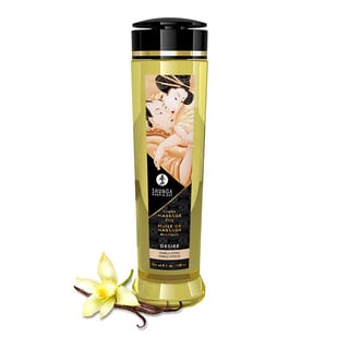 Shunga Desire Erotisches Massageöl - Vanille Fetisch - 240 ml