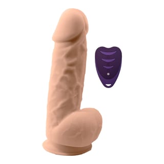 Vibromasseur réaliste Silex-D 8,5" Model 1 - 17 cm - Beige