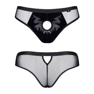 Offener Slip Regnes Fetish Planet REIker001 - Schwarz Offener Slip Regnes Fetish Planet REIker001 - Schwarz