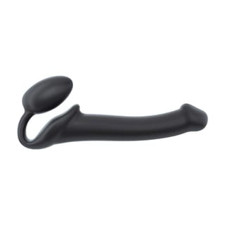 Strap-on-me Bendable doppeltes Sexspielzeug - Schwarz Strap-on-me Bendable doppeltes Sexspielzeug - Schwarz