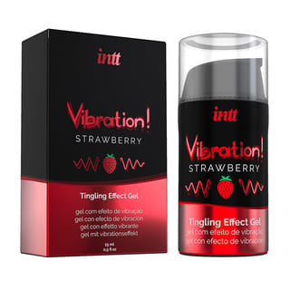 Gel amplificateur d'orgasme Intt Vibration! Strawberry - 15 ml Gel amplificateur d'orgasme Intt Vibration! Strawberry - 15 ml