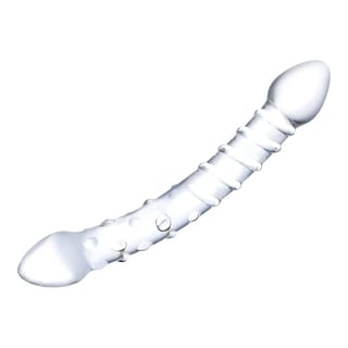 Dildo en verre Gläs Double Trouble