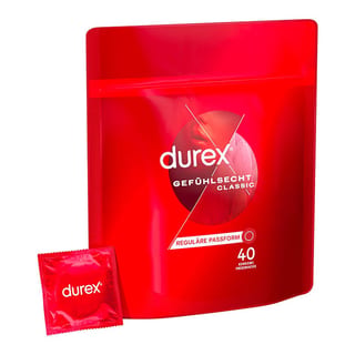 Durex Gefühlsecht Classic (40 Kondome) Durex Gefühlsecht Classic (40 Kondome)