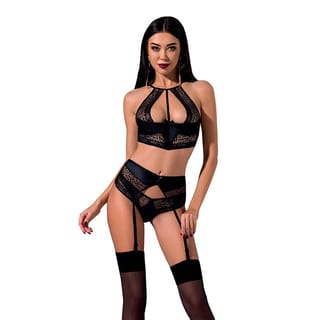 Passion Scarlet Set - Schwarz