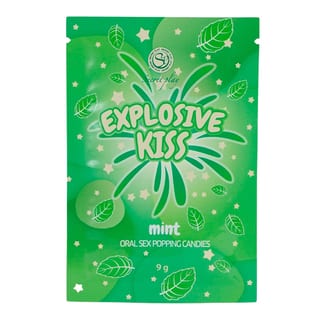 Secret Play Explosive Kiss - Bonbons pour sexe oral - Menthe