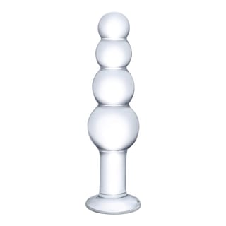 Plug anal en verre Gläs Beaded Butt Plug Plug anal en verre Gläs Beaded Butt Plug