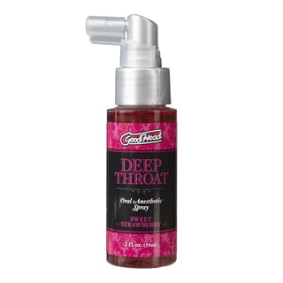 Spray pour fellation Doc Johnson Deep Throat - Fraise - 59 ml