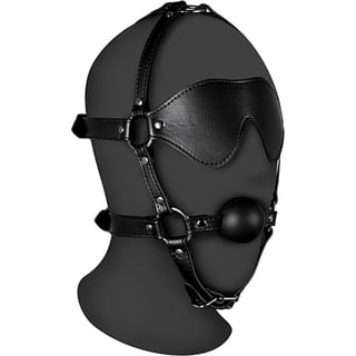Harnais de tête BDSM Ouch! Xtreme Harnais de tête BDSM Ouch! Xtreme