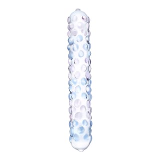 Dildo en verre Gläs Purple Rose Nubby