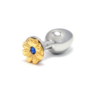 Plug anal Rosebuds - Daisy Gold (M) Plug anal Rosebuds - Daisy Gold (M)