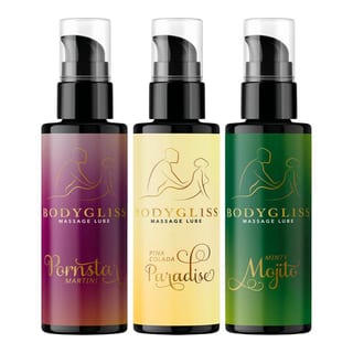 Huiles de massage & lubrifiants Bodygliss Tropical Temptation - 3x 50 ml