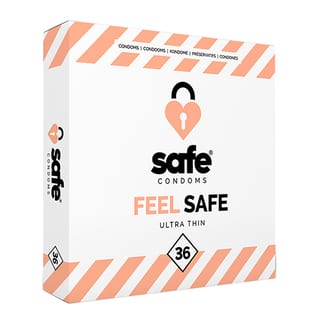 Safe Feel Safe Ultra Thin - Préservatif ultra-fin (36 Préservatifs) Safe Feel Safe Ultra Thin - Préservatif ultra-fin (36 Préservatifs)