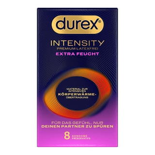 Durex Intensity Latex-freies, ultra-dünnes & extra-feuchtes Kondom (8 Stk.) Durex Intensity Latex-freies, ultra-dünnes & extra-feuchtes Kondom (8 Stk.)
