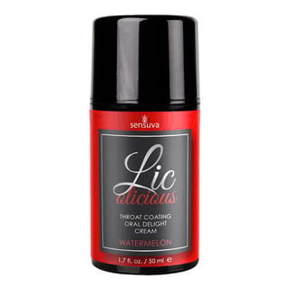 Sensuva Lic-O-Licious aromatisierte Creme für Fellatio – Wassermelone