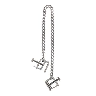 Spartacus Press Nippelklemmen mit Kette