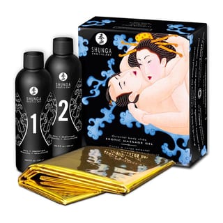 Gel de massage Oriental corps à corps Shunga - Fruits exotiques Gel de massage Oriental corps à corps Shunga - Fruits exotiques