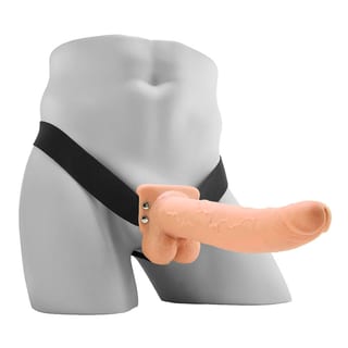 Fetish Fantasy vibrierender Umschnalldildo - 21 cm (Beige) Fetish Fantasy vibrierender Umschnalldildo - 21 cm (Beige)