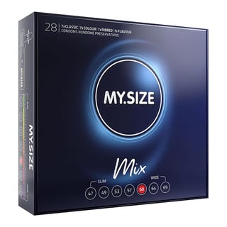 Préservatif sur mesure My Size Mix - Taille 60 (28 Préservatifs) Préservatif sur mesure My Size Mix - Taille 60 (28 Préservatifs)