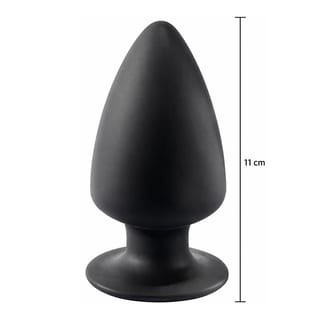 Plug anal Silex-D Modèle 1 - Noir - 11 cm - M