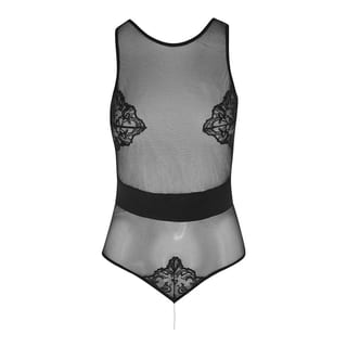Bracli Vienna stimulierender Perlen-Body - Schwarz Bracli Vienna stimulierender Perlen-Body - Schwarz
