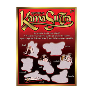 Carte à gratter "Kama Sutra" (Französisch)