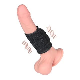 Knights Ring Drip vibrierende und stimulierende Penishülle Knights Ring Drip vibrierende und stimulierende Penishülle