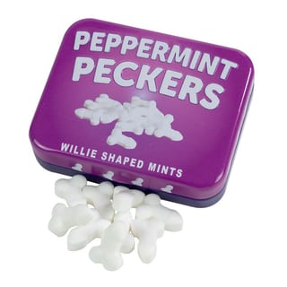 Peppermint Peckers - Bonbons en forme de pénis au goût de menthe Peppermint Peckers - Bonbons en forme de pénis au goût de menthe
